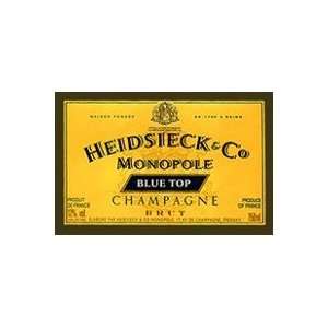   & Co. Monopole Champagne Blue Top Brut 375ML Grocery & Gourmet Food