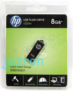 HP v220w 8GB 8G USB Flash Pen Drive Memory Disk Metal  