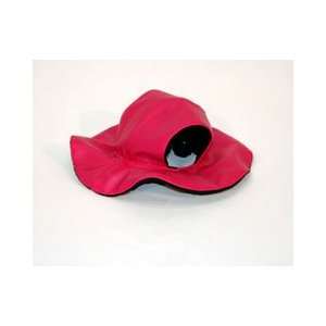  Faux Suede Leather Velcro Closure Dog Coat with Bow Trim 