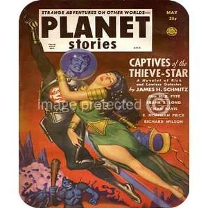  Captives of Thieve Star Planet Stories Vintage MOUSE PAD 
