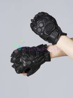Leather Boxing MMA/Martial Arts/Taekwondo Training Half Finger Protect 