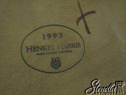 2360: HENKEL HARRIS Ball n Claw Mahogany Dining Table  