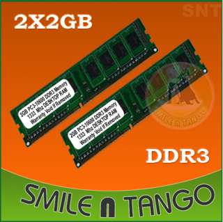 4gb 2x2gb ddr3 1333mhz desktop memory pc10600 ram 240 pin ddr3 single 