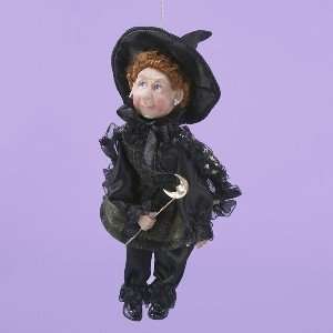 12.5 Jacqueline Kent Bea Witched Witch Ornament:  Home 