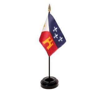  Acadiana Flag 4X6 Inch Mounted E Gloss Patio, Lawn 