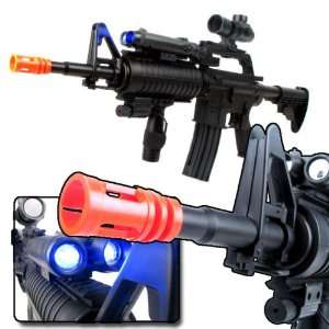   M4 Laser Led Electric Scope Spring Rifle Airsoft: Sports & Outdoors