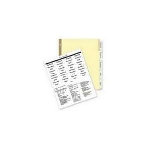    44005   HiTech Deluxe Ring Book Index Divider: Office Products