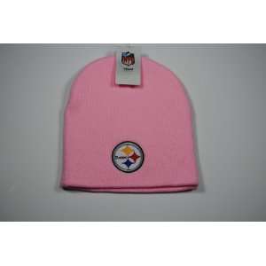   Pittsburgh Steelers Pink Knit Beanie Cap Winter Hat: Everything Else