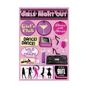  Girls Night Out Cardstock Stickers 5.5X9 Arts, Crafts 