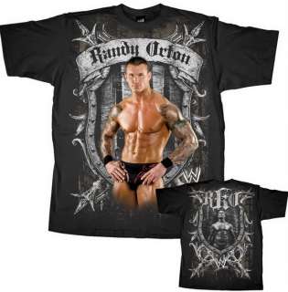 Randy Orton RKO Crest WWE Authentic T shirt New  