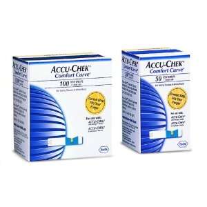  AccuChek® Comfort Curve Test Strips: Health & Personal 