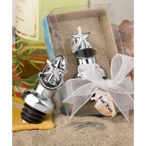   Collection starfish wine bottle stopper pourer favors: Home & Kitchen