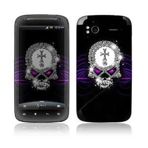 HTC Sensation 4G Decal Skin   Goth Bling Skull Everything 