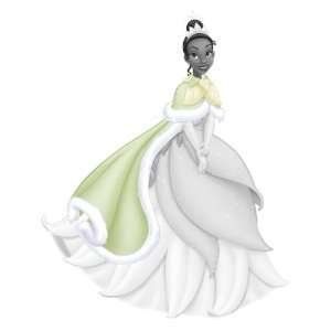   Tiana Holiday Edition Pale Green Fur Cape Wall Decal: Home Improvement
