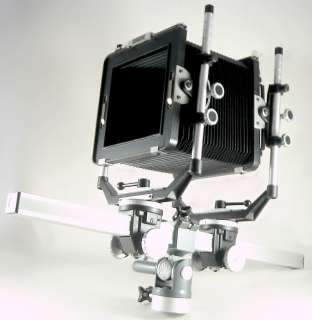 Cambo 4x5 Film Camera Body   comes with a rail clamp, camera case and 