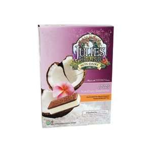 JULIES Organic COCONUT CREAM SANDWICH, Size 4/4 Oz (pack of 8)