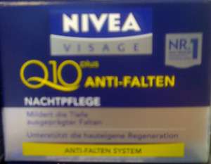 NIVEA VISAGE Q10 PLUS ANTI WRINKLE night cream GERMANY  