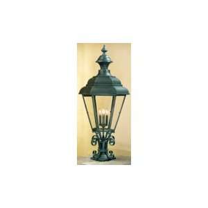   Lamp in Rustic Bronze with Clear Acrylic Panels glass