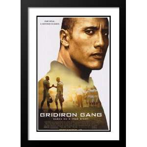  Gridiron Gang 32x45 Framed and Double Matted Movie Poster 