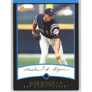  2001 Bowman #214 Mike Bynum   San Diego Padres (Baseball 