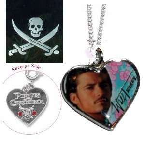 Pirates of the Caribbean Will Turner Charm Necklace Orlando Bloom 