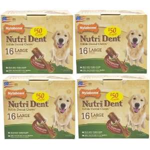  Nylabone Nutri Dent Filet Mignon 64ct Pantry Pack Large 