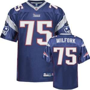 Vince Wilfork Jersey: Reebok Authentic Navy #75 New England Patriots 