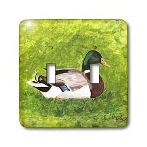 CherylsArt Wild Animals Duck   Mallard Duck Painting   Light Switch 