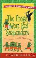 Jack Prelutsky FROGS WORE RED SUSPENDERS Unabridged NEW 9780060584566 