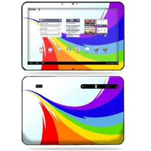  Skin Decal Cover for Motorola Xoom Tablet Rainbow Flood: Electronics
