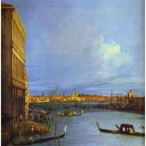  Hand Made Oil Reproduction   Canaletto   24 x 24 inches 