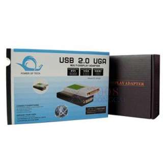 USB 2.0 UGA to DVI HDMI VGA Multi Display Adapter  