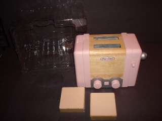 NIP POTTERY BARN KIDS PRO CHEF PINK WOODEN TOASTER  