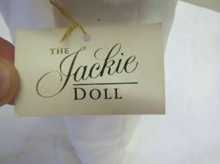 Franklin Mint Porcelain Jackie Kennedy Doll w/ Stand  