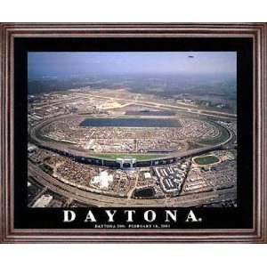  Daytona Speedway Framed 26x32 Aerial Photograph: Sports 