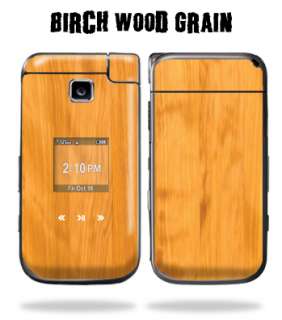   Skin Decal Sticker for SAMSUNG ALIAS 2 Verizon Birch Wood Grain  
