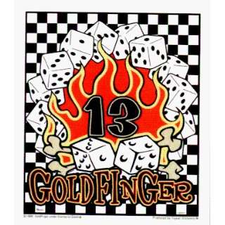  Goldfinger   14 with Dice, Flames and Ska Checkers Logo 