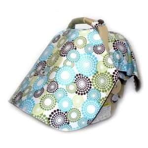    Peanut Shell Infant Car Seat Cover/Canopy (Retro Pete): Baby