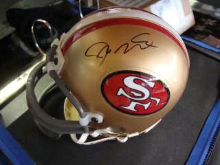 San Francisco 49ers Joe Montana signed mini helmet UDA Upper Deck 