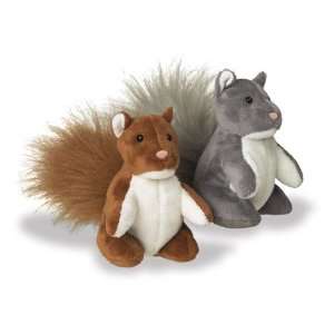    Scurry Squirrels Set of 2 Tippy Toes Finger Puppets: Toys & Games