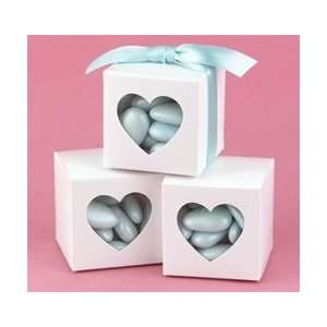    White Heart Shaped Window Favor Boxes: Arts, Crafts & Sewing