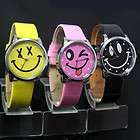 3PC Cute Smile Face Boys Girls Quartz WristWatch, SAU  