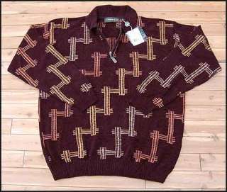 New TUNDRA Mens JARDIN Black Chenille POLO Sweater XL  