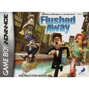 Flushed Away GB Instruction Booklet (Game Boy Manual Only   NO GAME 