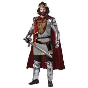   By California Costumes King Arthur Adult Costume / Gray   Size Medium