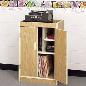   Tee Music and Audio Center Cupboard Color/Trim Sunshine Yellow/Almond