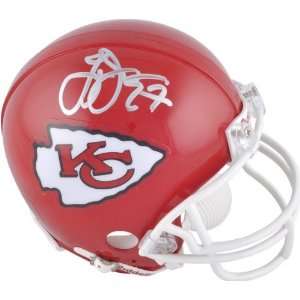 Larry Johnson Kansas City Chiefs Autographed Mini Helmet:  