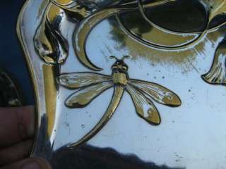 Antique 1906 Art Nouveau WMF silver plated CRUMB BRUSH 