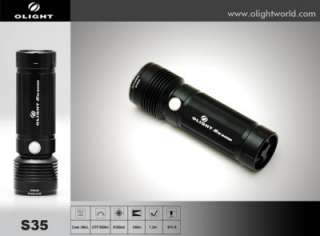 Olight S35 BATON Flashlight  380 Lumens 3XAA  Worldwide Shipping 