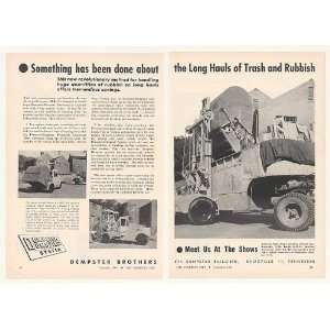   Dumpster GRD 304 Garbage Truck 2 Page Print Ad (44128): Home & Kitchen